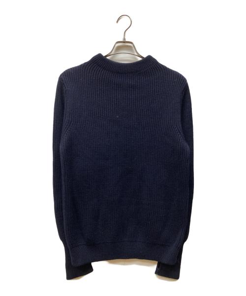 ANDERSEN-ANDERSEN（アンデルセン アンデルセン）Andersen-Andersen (アンデルセン アンデルセン) ウールクルーネックニット ネイビー サイズ:Mの古着・服飾アイテム