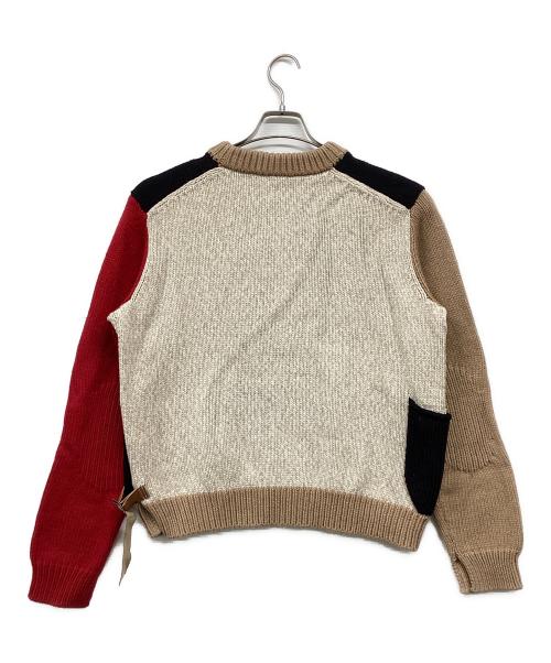 SUNSEA（サンシー）SUNSEA (サンシー) GIG'S SWEATER ブラック×ブラウン サイズ:3の古着・服飾アイテム