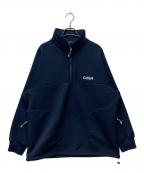 COMME des GARCONS HOMMEコムデギャルソン オム）の古着「ハーフジップスウェット」｜ネイビー