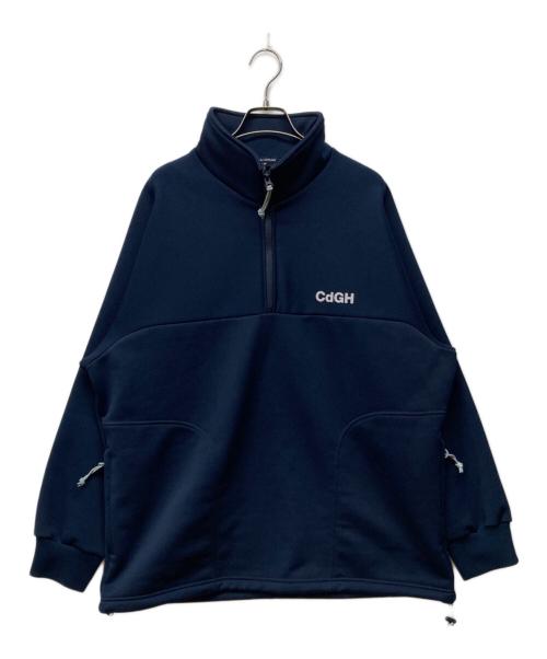 COMME des GARCONS HOMME（コムデギャルソン オム）COMME des GARCONS HOMME (コムデギャルソン オム) ハーフジップスウェット ネイビー サイズ:Mの古着・服飾アイテム