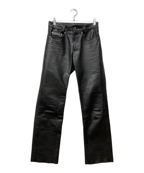 Schott（ショット）Schott (ショット) レザーパンツ ブラック サイズ:30の古着・服飾アイテム