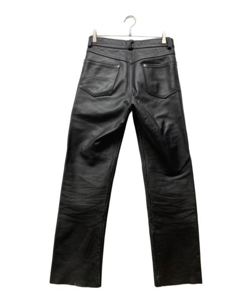 Schott（ショット）Schott (ショット) レザーパンツ ブラック サイズ:30の古着・服飾アイテム