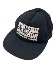 Hysteric Glamour（ヒステリックグラマー）の古着「メッシュキャップ」｜ブラック