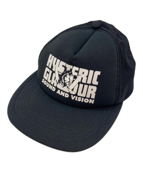 Hysteric Glamour（ヒステリックグラマー）Hysteric Glamour (ヒステリックグラマー) メッシュキャップ ブラックの古着・服飾アイテム