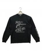 Hysteric Glamourヒステリックグラマー）の古着「ロングスリーブカットソー」｜ブラック