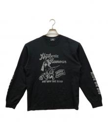 Hysteric Glamour（ヒステリックグラマー）の古着「ロングスリーブカットソー」｜ブラック