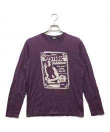 Hysteric Glamour（ヒステリックグラマー）の古着「ロングスリーブカットソー」｜パープル