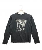 Hysteric Glamourヒステリックグラマー）の古着「ロングスリーブカットソー」｜グレー