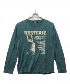 Hysteric Glamourヒステリックグラマー）の古着「ヌードトップガールロンT」｜グリーン