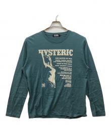Hysteric Glamour（ヒステリックグラマー）の古着「ヌードトップガールロンT」｜グリーン
