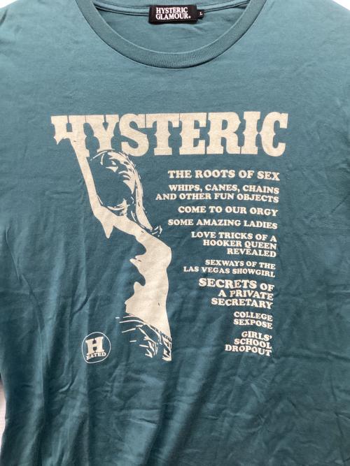 Hysteric Glamour（ヒステリックグラマー）Hysteric Glamour (ヒステリックグラマー) ヌードトップガールロンT グリーン サイズ:Lの古着・服飾アイテム