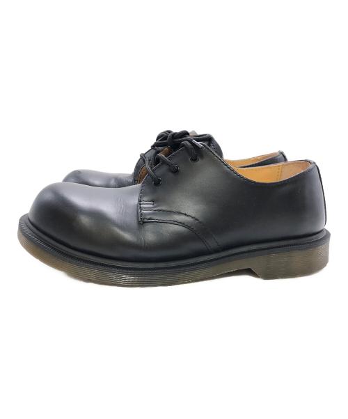 Dr.Martens（ドクターマーチン）Dr.Martens (ドクターマーチン) スチールトゥ 3ホールシューズ ブラック サイズ:SIZE39の古着・服飾アイテム