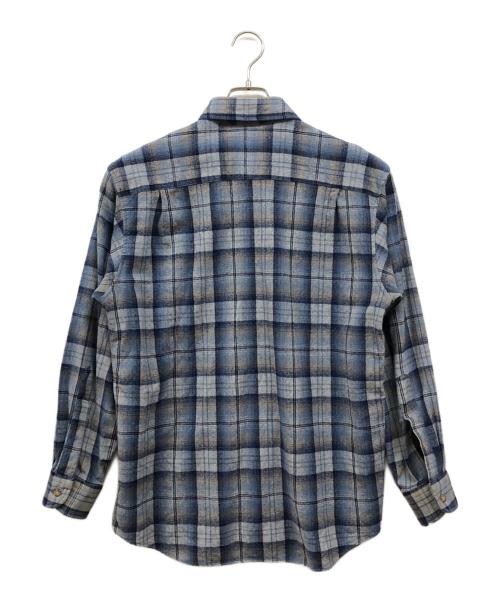 PENDLETON（ペンドルトン）PENDLETON (ペンドルトン) ウールチェックシャツ ネイビー サイズ:Mの古着・服飾アイテム