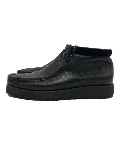 CLARKS（クラークス）CLARKS (クラークス) レザーワラビーシューズ ブラック サイズ:27の古着・服飾アイテム