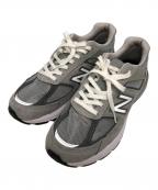 NEW BALANCEニューバランス）の古着「990V5ローカットスニーカー」｜グレー