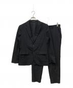 green label relaxingグリーンレーベルリラクシング）の古着「ウォッシャブルセットアップスーツ」｜ブラック
