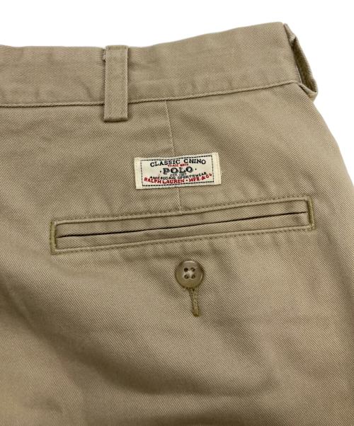 POLO RALPH LAUREN（ポロ・ラルフローレン）POLO RALPH LAUREN (ポロ・ラルフローレン) HAMMOND PANT ポロチノ ベージュ サイズ:34×30の古着・服飾アイテム