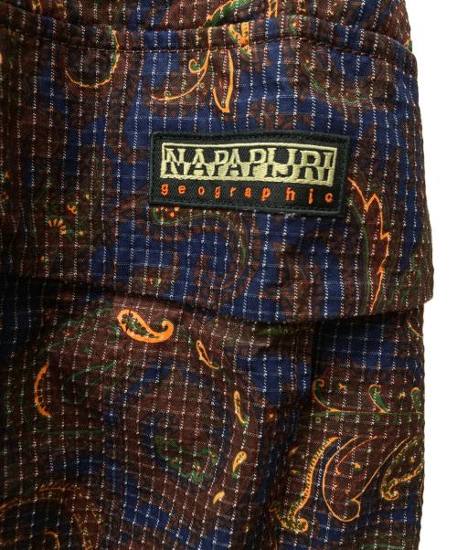 NAPAPIJRI（ナパピリ）NAPAPIJRI (ナパピリ) Patta (パタ) ペイズリー カーゴパンツ ブラウン サイズ:Mの古着・服飾アイテム