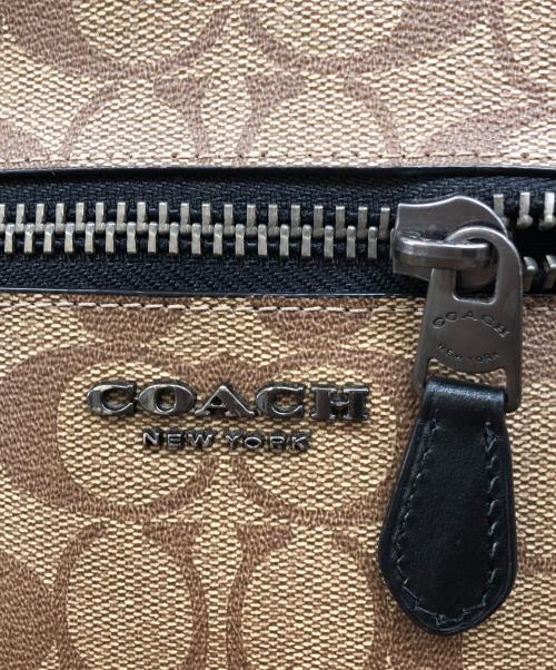 COACH（コーチ）COACH (コーチ) ショルダーバッグ ブラック×ベージュの古着・服飾アイテム