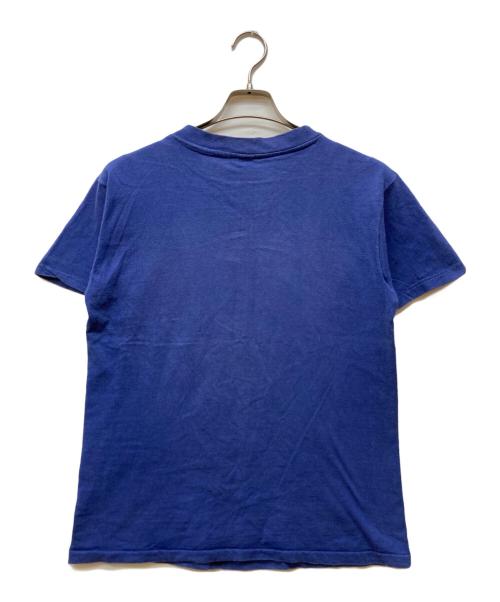 Champion（チャンピオン）Champion (チャンピオン) プリントTシャツ ブルー サイズ:Mの古着・服飾アイテム