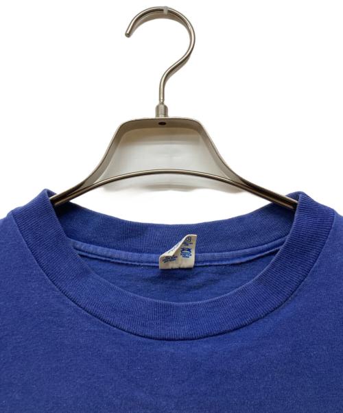 Champion（チャンピオン）Champion (チャンピオン) プリントTシャツ ブルー サイズ:Mの古着・服飾アイテム