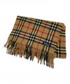 Burberry'sバーバリーズ）の古着「ノヴァチェック カシミヤマフラー」｜ブラウン
