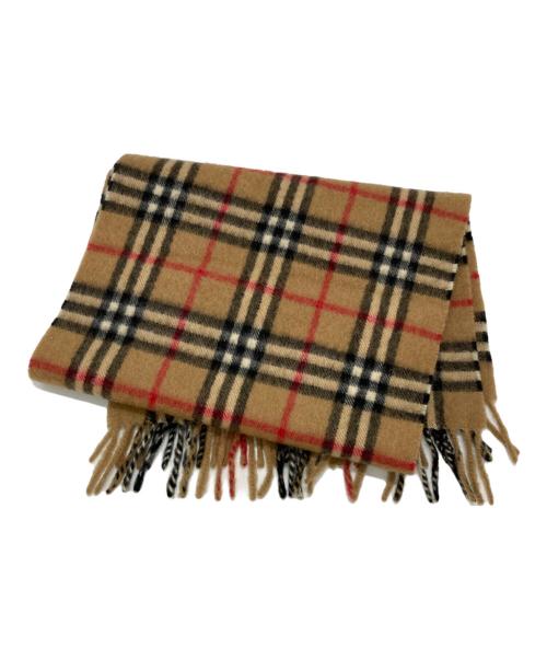 Burberry's（バーバリーズ）Burberry's (バーバリーズ) ノヴァチェック カシミヤマフラー ブラウンの古着・服飾アイテム