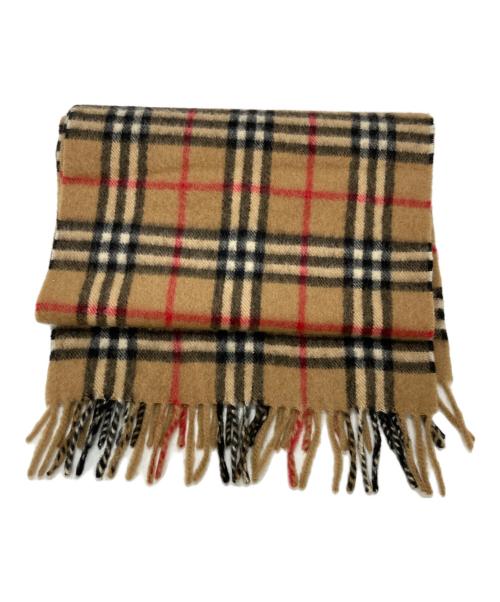 Burberry's（バーバリーズ）Burberry's (バーバリーズ) ノヴァチェック カシミヤマフラー ブラウンの古着・服飾アイテム
