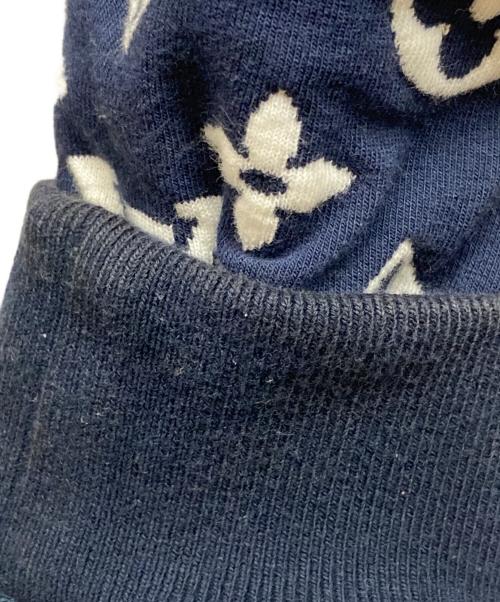 LOUIS VUITTON（ルイ ヴィトン）LOUIS VUITTON (ルイ ヴィトン) フルモノグラムジャガードクルーネックスウェット ネイビー サイズ:Ｓの古着・服飾アイテム