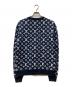 LOUIS VUITTON (ルイ ヴィトン) フルモノグラムジャガードクルーネックスウェット ネイビー サイズ:Ｓ：85000円