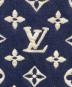 中古・古着 LOUIS VUITTON (ルイ ヴィトン) フルモノグラムジャガードクルーネックスウェット ネイビー サイズ:Ｓ：85000円