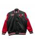 MITCHELL & NESS（ミッチェルアンドネス）の古着「CHICAGO BULLS スタジャン」｜ブラック×レッド