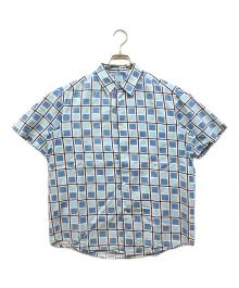 stussy（ステューシー）の古着「オールド半袖シャツ」｜ブルー