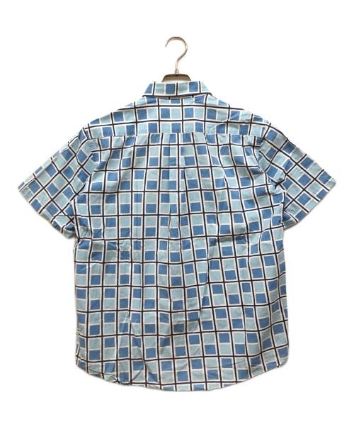 stussy（ステューシー）stussy (ステューシー) オールド半袖シャツ ブルー サイズ:Mの古着・服飾アイテム