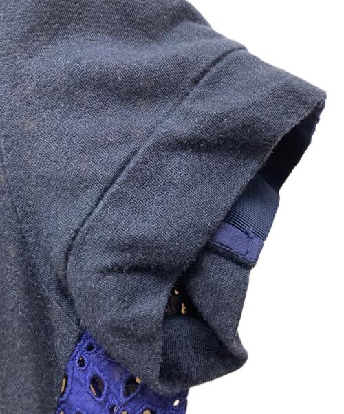 sacai（サカイ）sacai (サカイ) 切替ワンピース ネイビー サイズ:3の古着・服飾アイテム