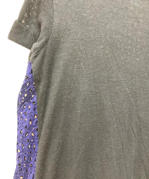 sacai（サカイ）sacai (サカイ) 切替ワンピース ネイビー サイズ:3の古着・服飾アイテム