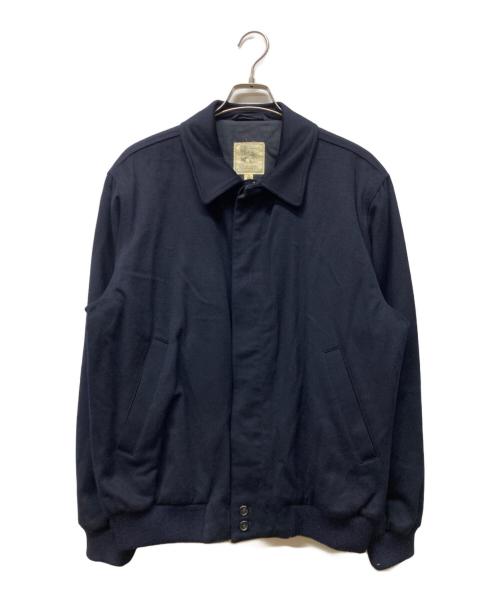 BROOKS BROTHERS（ブルックスブラザーズ）BROOKS BROTHERS (ブルックスブラザーズ) 比翼ウールブルゾン ネイビー サイズ:Mの古着・服飾アイテム