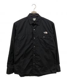 THE NORTH FACE（ザ ノース フェイス）の古着「L/S Nuptse Shirt」｜ブラック