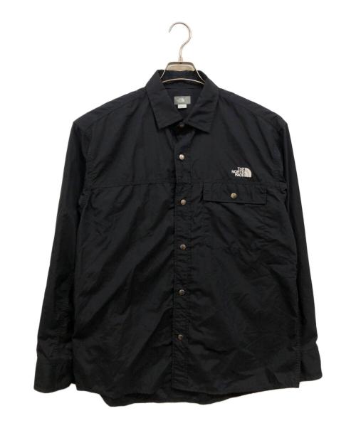 THE NORTH FACE（ザ ノース フェイス）THE NORTH FACE (ザ ノース フェイス) L/S Nuptse Shirt ブラック サイズ:Lの古着・服飾アイテム