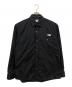 THE NORTH FACE（ザ ノース フェイス）の古着「L/S Nuptse Shirt」｜ブラック