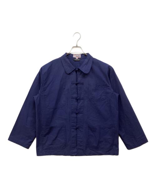 EURO VINTAGE（ユーロヴィンテージ）EURO VINTAGE (ユーロヴィンテージ) フレンチチャイナジャケット ネイビー サイズ:58の古着・服飾アイテム