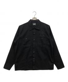Langlitz Leathers（ラングリッツレザー）の古着「ワークシャツ」｜ブラック