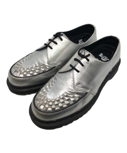 Dr.Martens（ドクターマーチン）Dr.Martens (ドクターマーチン) Supreme (シュプリーム) Ramsey Creeper レザー シューズ シルバー サイズ:UK8の古着・服飾アイテム