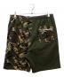 A BATHING APE (アベイシングエイプ) カモフラ切替ハーフパンツ グリーン サイズ:XL：8000円