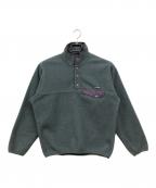 Patagoniaパタゴニア）の古着「シンチラスナップT」｜グレー×パープル
