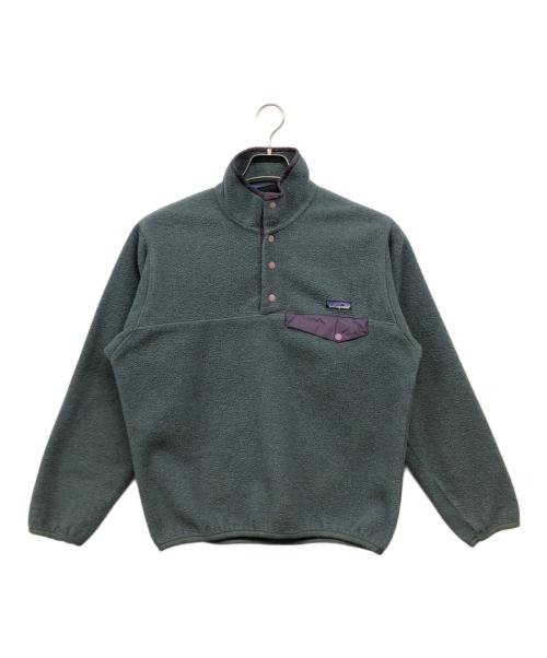 Patagonia（パタゴニア）Patagonia (パタゴニア) シンチラスナップT グレー×パープル サイズ:Sの古着・服飾アイテム