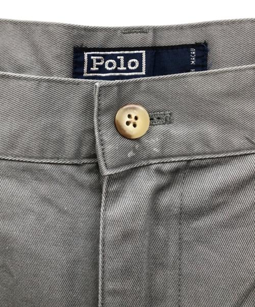 POLO RALPH LAUREN（ポロ・ラルフローレン）POLO RALPH LAUREN (ポロ・ラルフローレン) 2タックチノパンツ グレー サイズ:35の古着・服飾アイテム