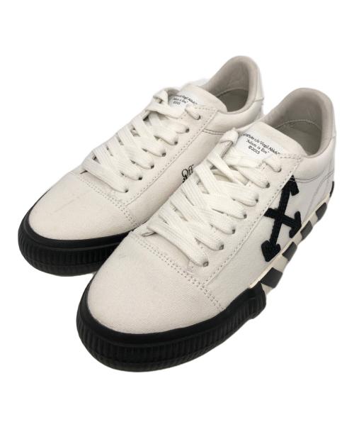 OFFWHITE（オフホワイト）OFFWHITE (オフホワイト) バルカスニーカー ブラック×ホワイト サイズ:SIZE 36の古着・服飾アイテム