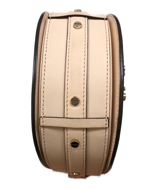 MCM（エムシーエム）MCM (エムシーエム) パトリシア2WAYショルダーバッグ ライトピンク×ブラックの古着・服飾アイテム
