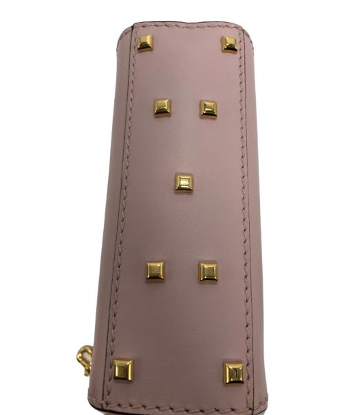 VALENTINO（ヴァレンティノ）VALENTINO (ヴァレンティノ) 2WAYミニショルダーバッグ ピンクの古着・服飾アイテム